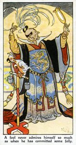 「愚か者は、愚か者を犯したときほど自分を賞賛することはない」、1931年（498209も参照）